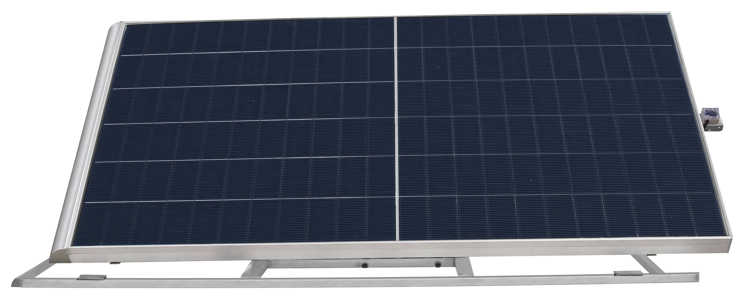720 W rooftop solar tracker, front view